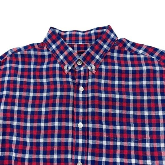 Untuckit Men's check linen Dress/casual shirt Men's size M - Picture 2 of 3